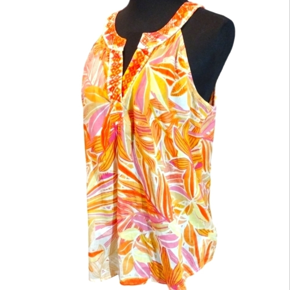 C & C California Tropical Top NWOT